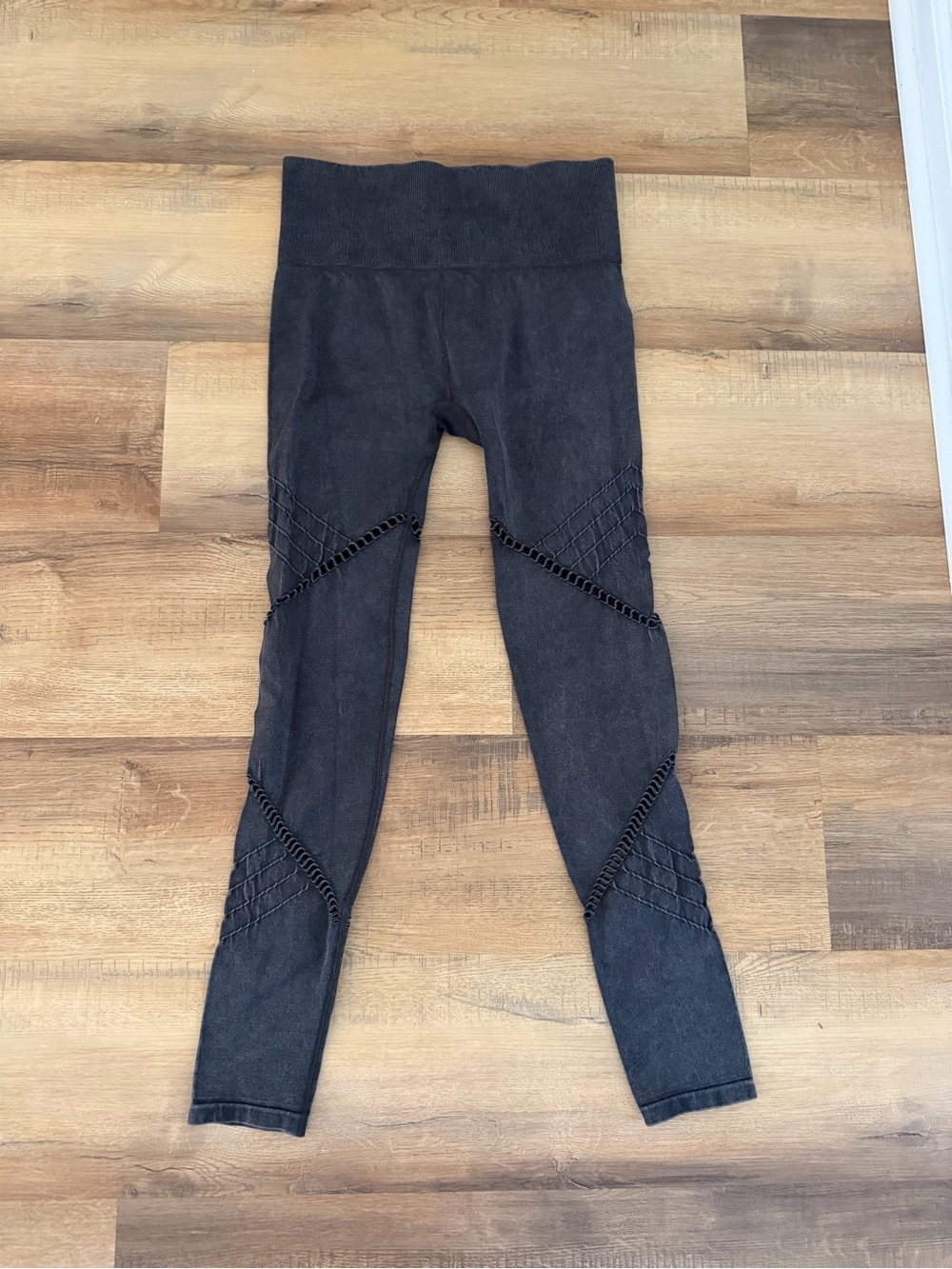 soulcycle Black Moto-Detail Jeggings